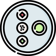 Naklejka premium sushi Illustration on a white background 