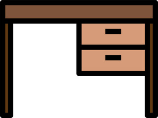 table Illustration on a white background   