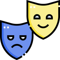 theatre Illustration on a white background    