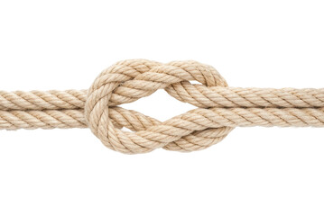 Fototapeta premium Decorative knot design for nautical themes, crafts, and outdoor activities involving rope ties and fastenings