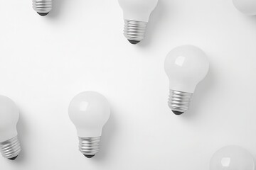 Illuminating pattern of light bulbs