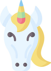 unicorn (2) Illustration on a white background     