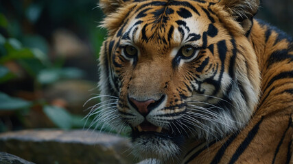 Fototapeta premium Digital Image AI a Panthera tigris