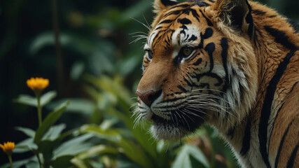 Fototapeta premium Digital Image AI a Panthera tigris