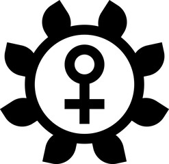 wreath Illustration on a white background     