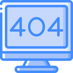404 error (2) Illustration on a white background     