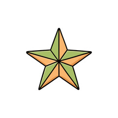 Obraz premium abstract star shape