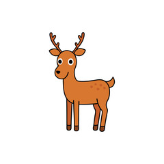 Obraz premium deer vector illustration