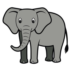 Cartoon Elephant Illustration