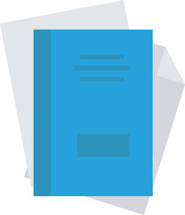 books Illustration on a white background   