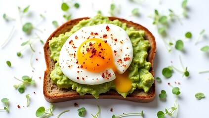poached egg on toast