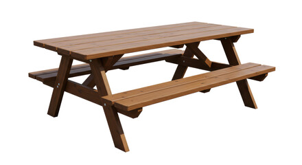 Isolated Picnic Table