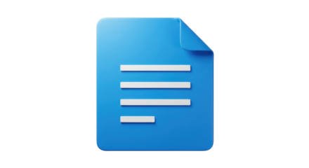 Isolated Google Docs Icon