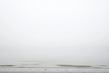 Obraz premium Foggy Shoreline