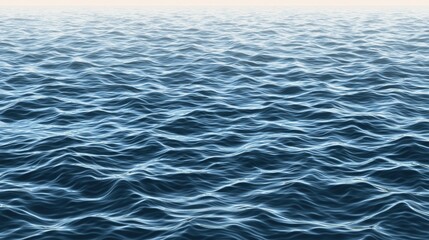 A digital rendering of a vast ocean with rippling waves.