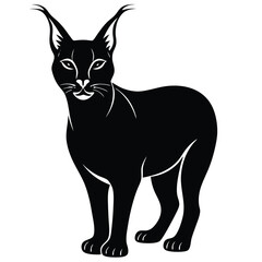 caracal vector cat