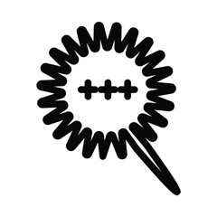 Speech bubble  Speech bubble. Cloud speech bubble. Vector