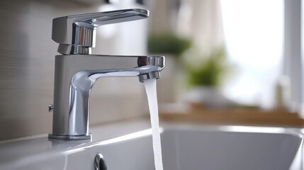 Plumber replacing faucet. Featuring plumbing and faucet replacement