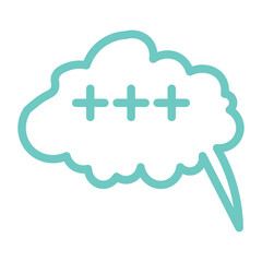 Speech bubble  Speech bubble. Cloud speech bubble. Vector