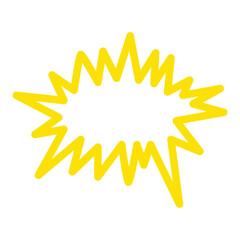 Speech bubble  Speech bubble. Cloud speech bubble. Vector