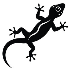 gecko vector sihouette 