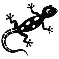 gecko vector sihouette 