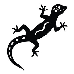 gecko vector sihouette 
