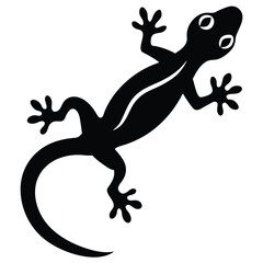 gecko vector sihouette 