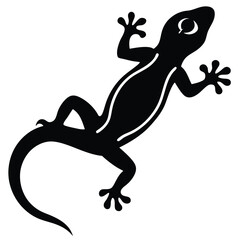 gecko vector sihouette 
