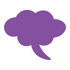 Speech bubble  Speech bubble. Cloud speech bubble. Vector