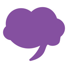 Speech bubble  Speech bubble. Cloud speech bubble. Vector
