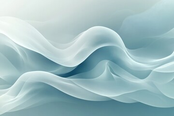 Obraz premium Abstract Dynamic Wave Background in Clean Blue and White Color Palette Design with Fluid Motion and Modern Artistic Style