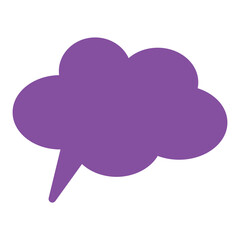 Speech bubble  Speech bubble. Cloud speech bubble. Vector