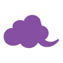 Speech bubble  Speech bubble. Cloud speech bubble. Vector