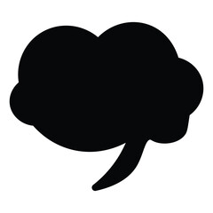Speech bubble  Speech bubble. Cloud speech bubble. Vector