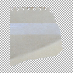 texture of paper scrap for text, Antique Blank Paper with Textured Edges for Crafts on transparent background, png, psd
