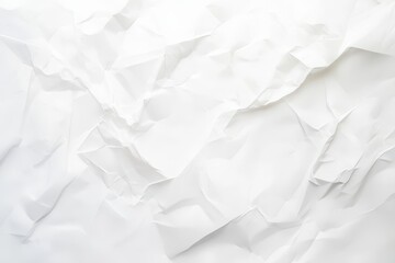 Obraz premium Crinkled White Paper Texture