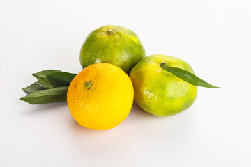 Fresh ripe sweet juicy mandarins