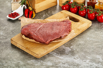 Raw beef meat shoulder for cooking