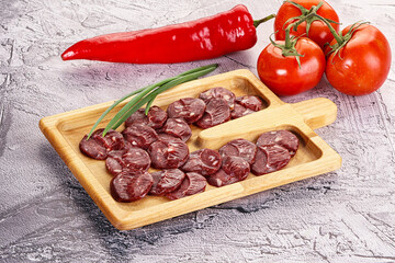 Wild Bear meat homemade sausages