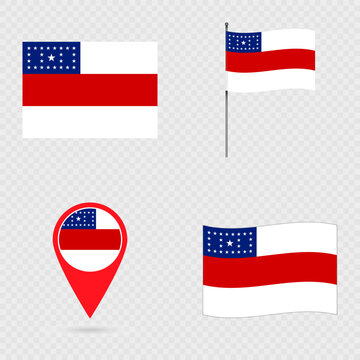 Amazonas Flag Set, State of Brazil.