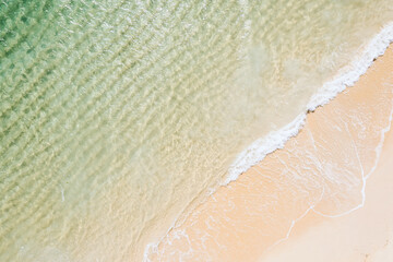 abstract beach pattern with contrasting colors, top down view from a drone. top down view Summer background concept texture