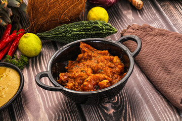Indian cuisine - Prawns malabar masala