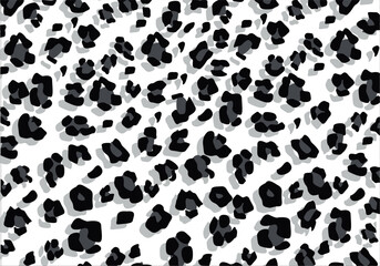leopard animal print vector design and background	