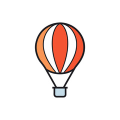 Obraz premium air balloon isolated on white