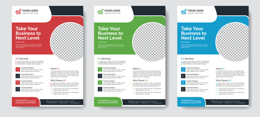 Corporate Business Flyer Template Design