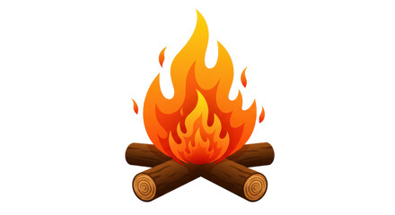 Isolated Bonfire