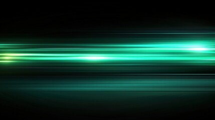 Dynamic teal light streaks