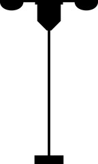 Outdoor urban light. Electric street lamp icons, modern and vintage town lamp post ornamental design, old streetlamp electric power . Realistic metal lampposts ,Elements for landscape construction.