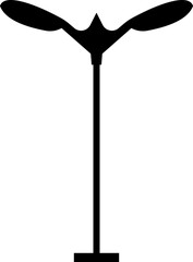 Outdoor urban light. Electric street lamp icons, modern and vintage town lamp post ornamental design, old streetlamp electric power . Realistic metal lampposts ,Elements for landscape construction.